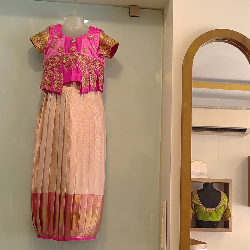 Pattu Pavadai Skirts & Tops